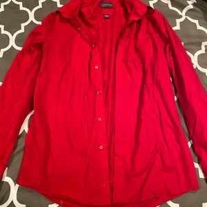 Men’s Red Dress Shirt-Classic Fit